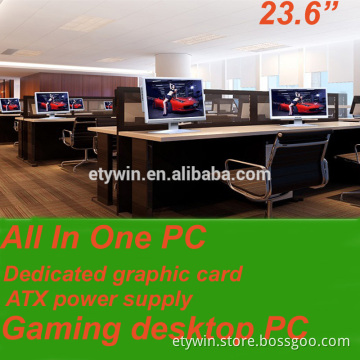 All in one pc, New inventions DIY all in one pc case AIO pc case with 23.6inch LED monitor easy assembly gaming computer